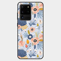 Dewy Flower Mix Glass Case Cover For Samsung Galaxy S20 Ultra