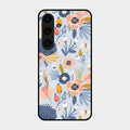 Dewy Flower Mix Glass Case Cover For Samsung Galaxy S24 Fe 5G