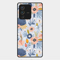 Dewy Flower Mix Glass Case Cover For Vivo V23 Pro 5G