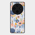 Dewy Flower Mix Glass Case Cover For Vivo X100 Pro 5G