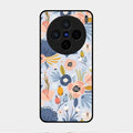 Dewy Flower Mix Glass Case Cover For Vivo X200 5G