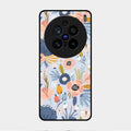 Dewy Flower Mix Glass Case Cover For Vivo X200 Pro 5G