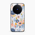 Dewy Flower Mix Glass Case Cover For Vivo X300 5G