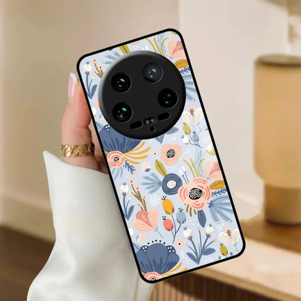 Dewy Flower Mix Glass Case Cover For Redmi/Xiaomi - ShopOnCliQ