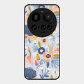 Dewy Flower Mix Glass Case Cover For Xiaomi 15 Ultra 5G