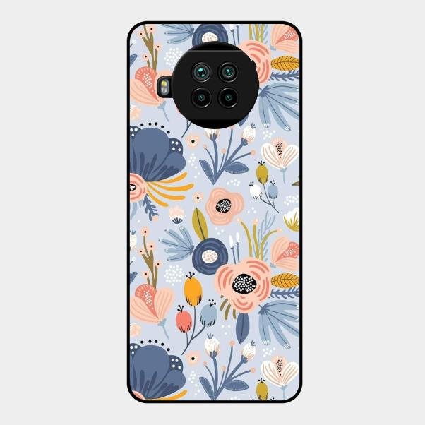 Dewy Flower Mix Glass Case Cover For Xiaomi Mi 10I 5G
