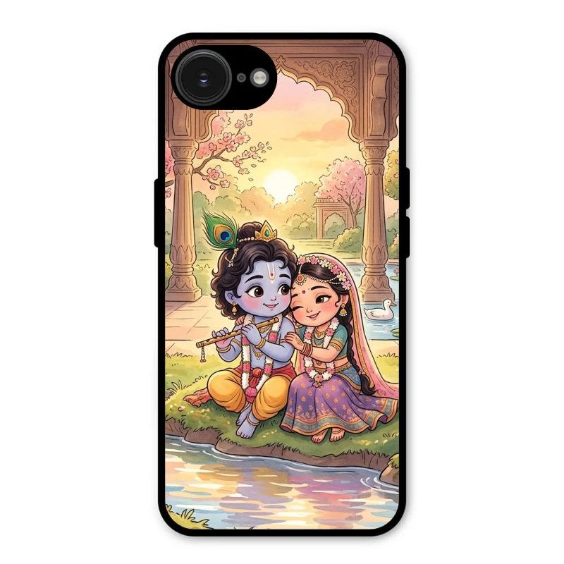 Divine Couple  Glass Case Cover For iPhone 16e