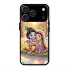 Divine Couple  Glass Case Cover For iPhone 17 Pro Max