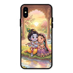 Divine Couple  Glass Case Cover For iPhone XS