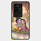Divine Couple  Glass Case Cover For Iqoo 11 5G