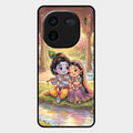 Divine Couple  Glass Case Cover For Iqoo 12 5G