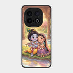 Divine Couple  Glass Case Cover For Iqoo 13 5G