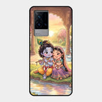 Divine Couple  Glass Case Cover For Iqoo 9 5G