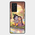 Divine Couple  Glass Case Cover For Iqoo 9 Se 5G