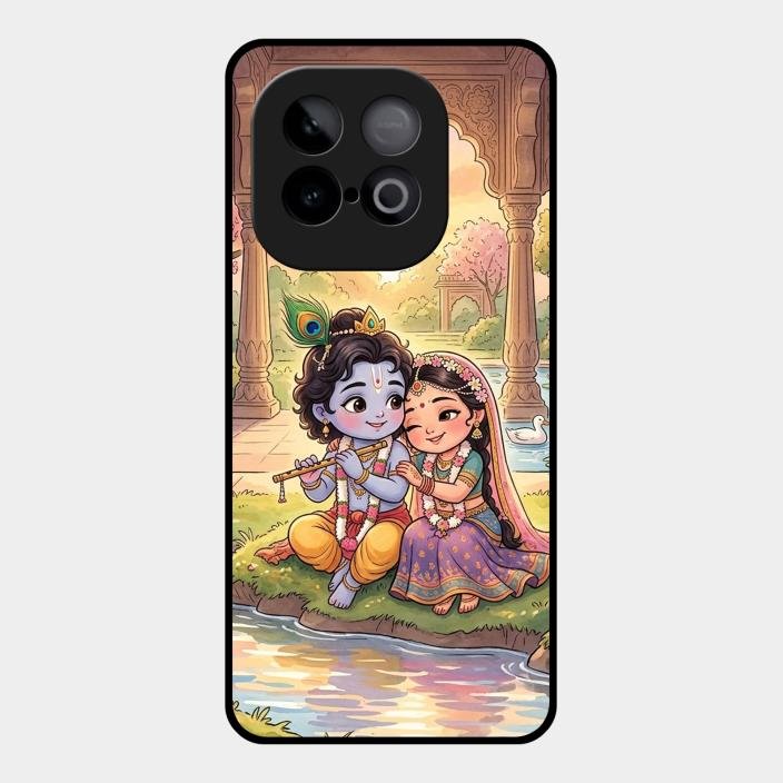 Divine Couple  Glass Case Cover For Iqoo Neo 10 5G