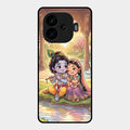 Divine Couple  Glass Case Cover For Iqoo Neo 10R 5G