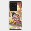 Divine Couple  Glass Case Cover For Iqoo Neo 6 5G