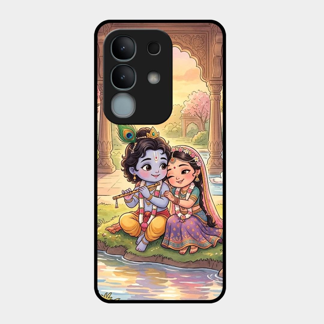 Divine Couple  Glass Case Cover For iQOO Z10x 5G
