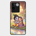 Divine Couple  Glass Case Cover For Iqoo Z7 Pro 5G