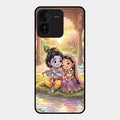 Divine Couple  Glass Case Cover For Iqoo Z9 5G
