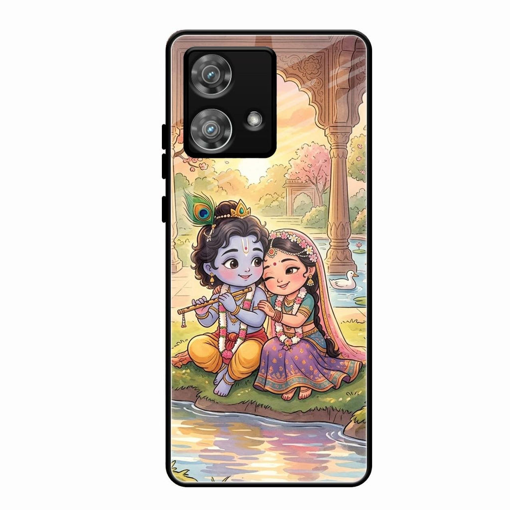 Divine Couple  Glass Case Cover For Motorola Edge 40 5G