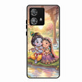 Divine Couple  Glass Case Cover For Motorola Edge 40 5G