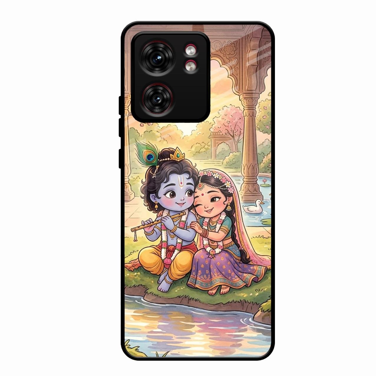 Divine Couple  Glass Case Cover For Motorola Edge 40