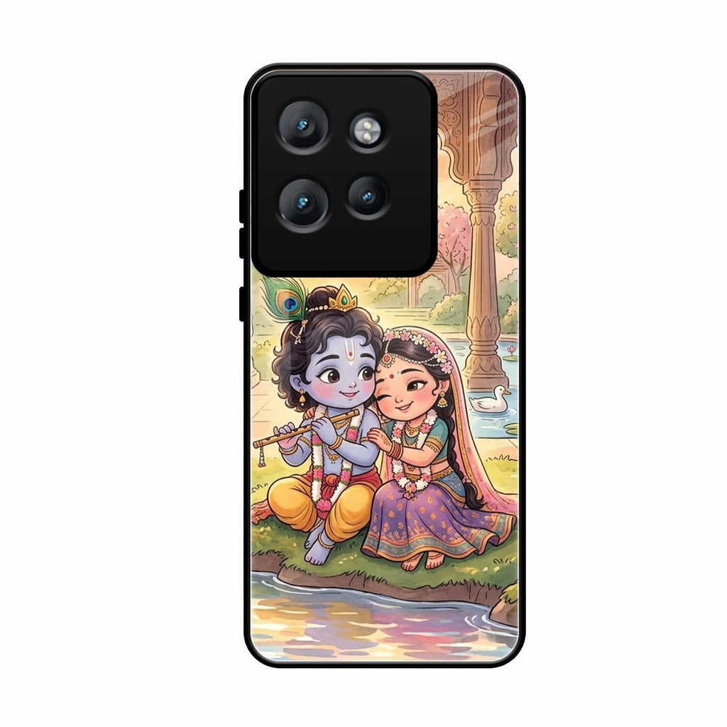 Divine Couple  Glass Case Cover For Motorola Edge 50 Neo