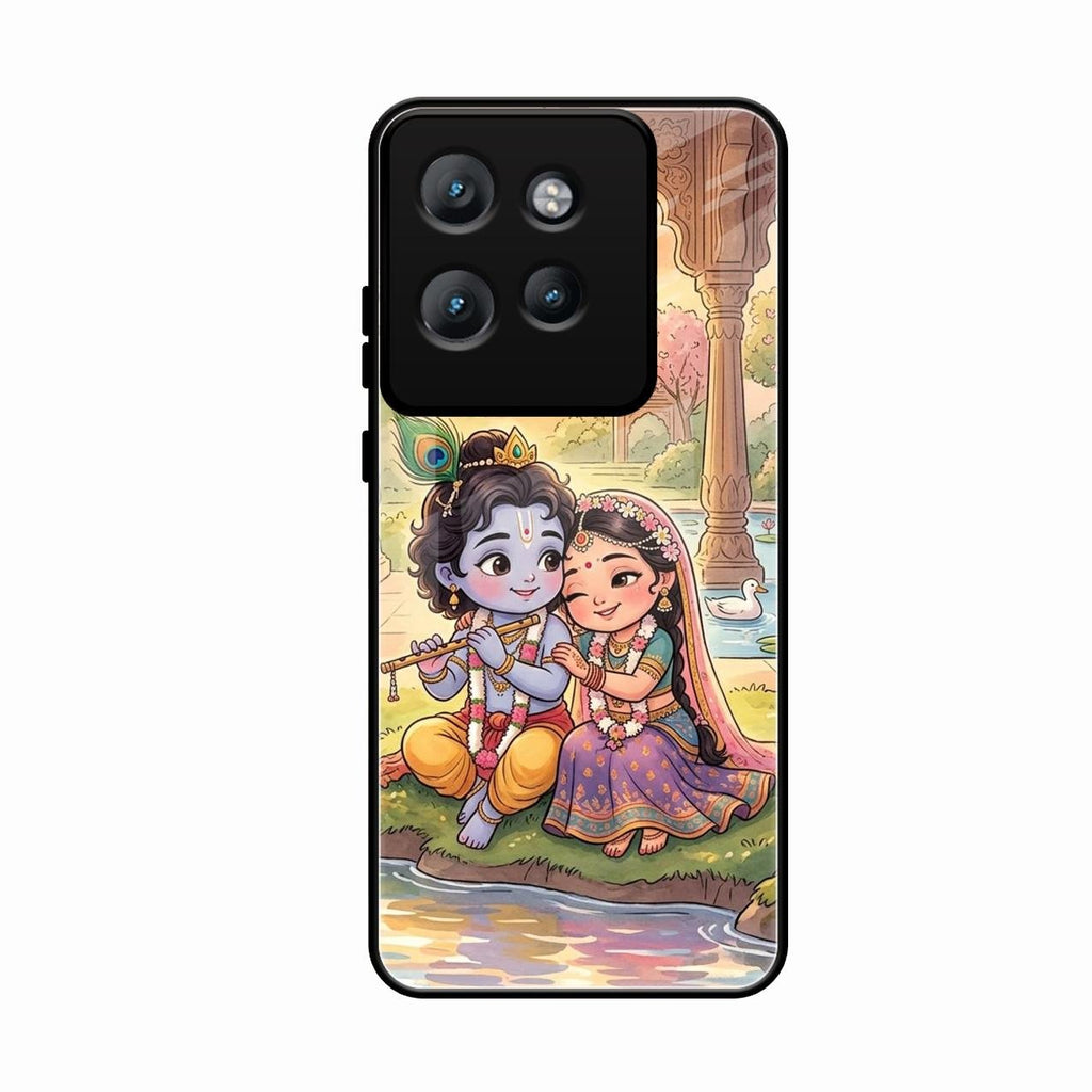 Divine Couple  Glass Case Cover For Motorola Edge 50