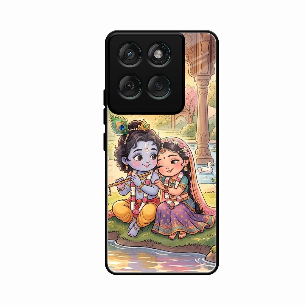 Divine Couple  Glass Case Cover For Motorola Edge 60 5G