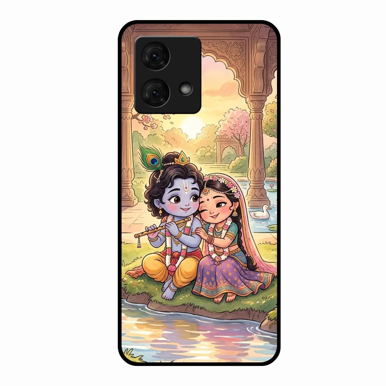 Divine Couple  Glass Case Cover For Motorola g84 5G