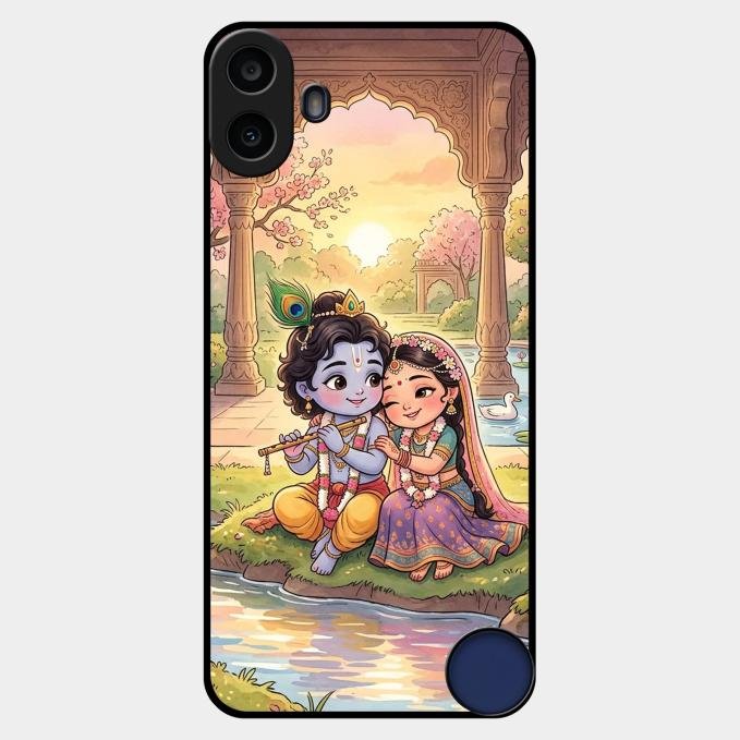 Divine Couple  Glass Case Cover For Nothing Cmf Phone 1