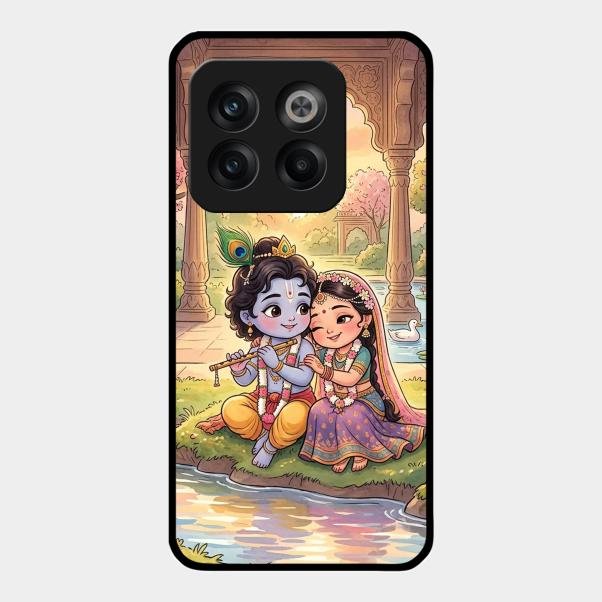 Divine Couple  Glass Case Cover For Oneplus 10T 5G