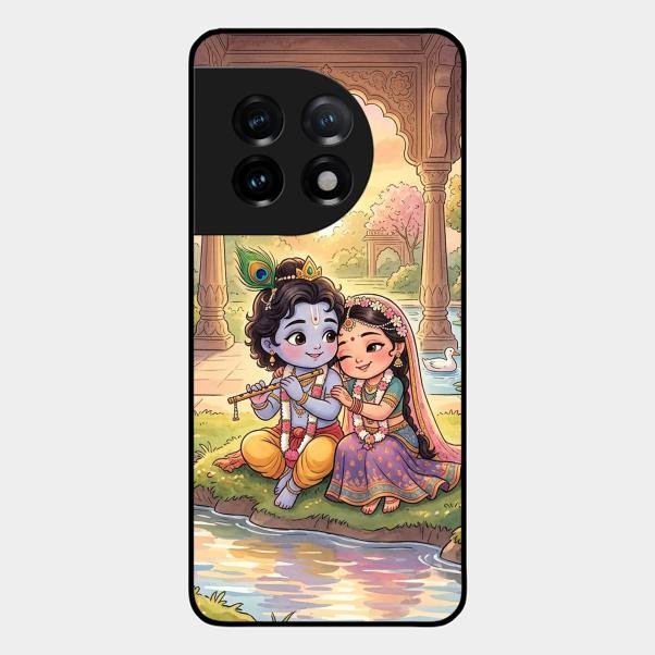Divine Couple  Glass Case Cover For Oneplus 11 5G