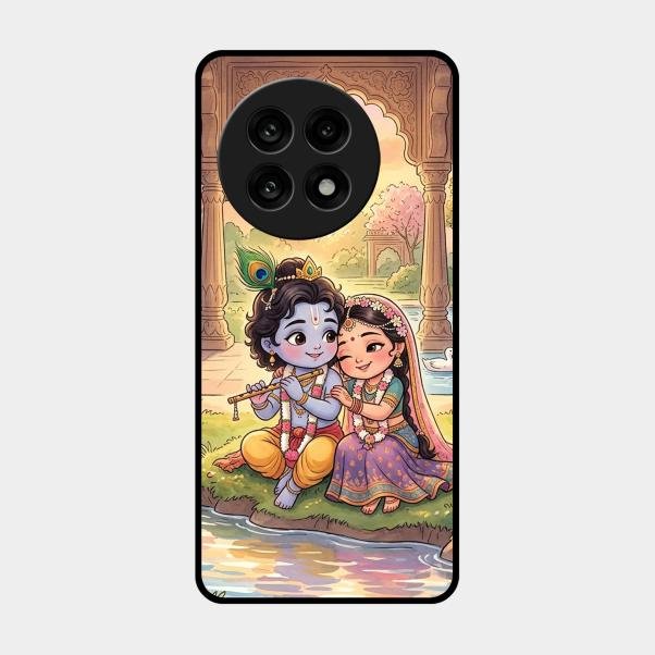 Divine Couple  Glass Case Cover For Oneplus 13R 5G