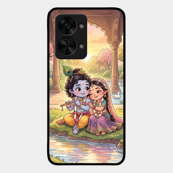 Divine Couple  Glass Case Cover For Oneplus Nord 2T 5G