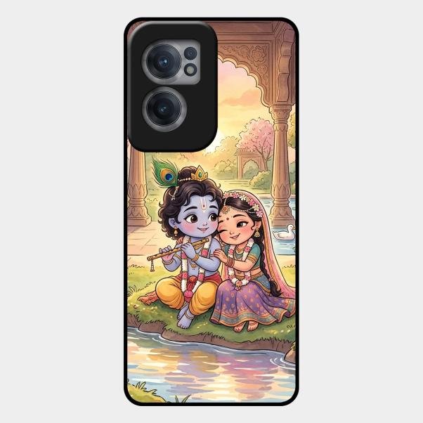Divine Couple  Glass Case Cover For Oneplus Nord Ce 2 5G