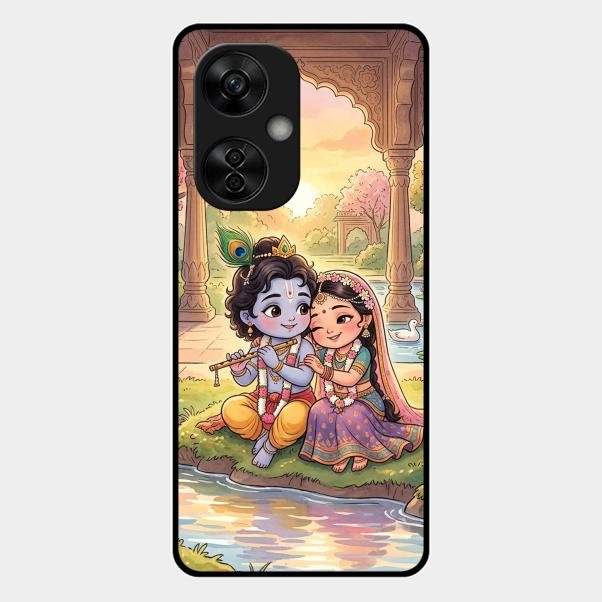 Divine Couple  Glass Case Cover For Oneplus Nord Ce5 5G