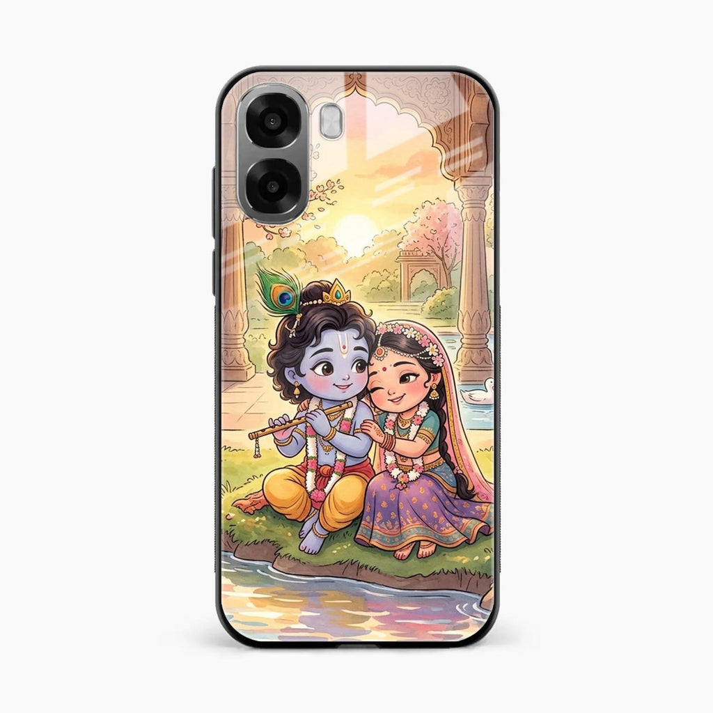 Divine Couple  Glass Case Cover For Oppo A6X 5G