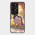 Divine Couple  Glass Case Cover For Oppo F25 Pro 5G