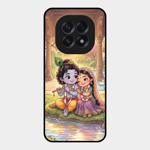 Divine Couple  Glass Case Cover For Oppo F29 5G