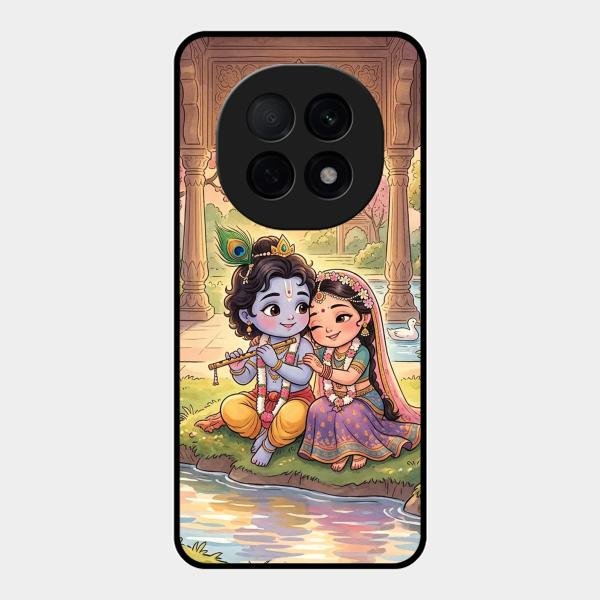 Divine Couple  Glass Case Cover For Oppo F29 Pro 5G