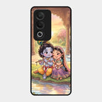 Divine Couple  Glass Case Cover For Oppo K12X 5G