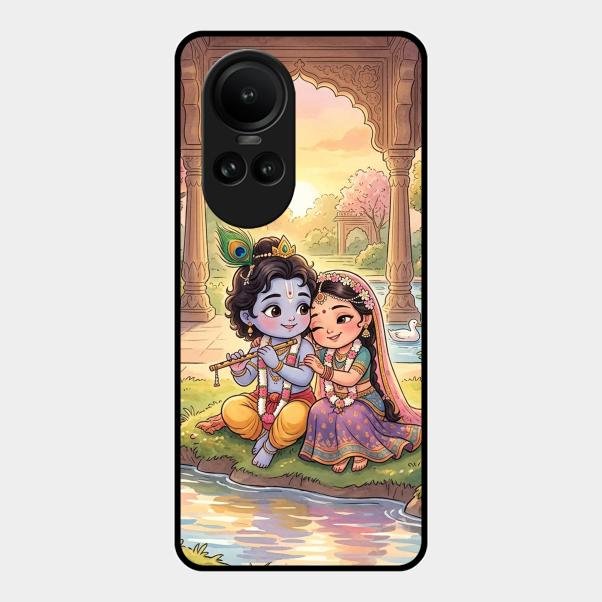Divine Couple  Glass Case Cover For Oppo Reno 10 Pro 5G