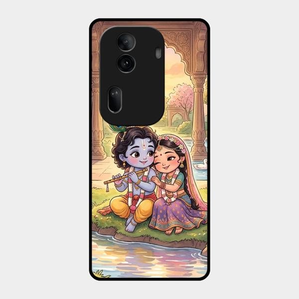 Divine Couple  Glass Case Cover For Oppo Reno 11 Pro 5G