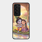 Divine Couple  Glass Case Cover For Oppo Reno 12 Pro 5G