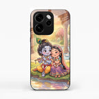 Divine Couple  Glass Case Cover For Oppo Reno 15C 5G
