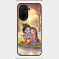 Divine Couple  Glass Case Cover For Poco C71