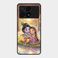 Divine Couple  Glass Case Cover For Poco X6 Pro 5G