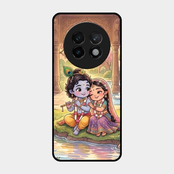 Divine Couple  Glass Case Cover For Realme 13 Plus 5G